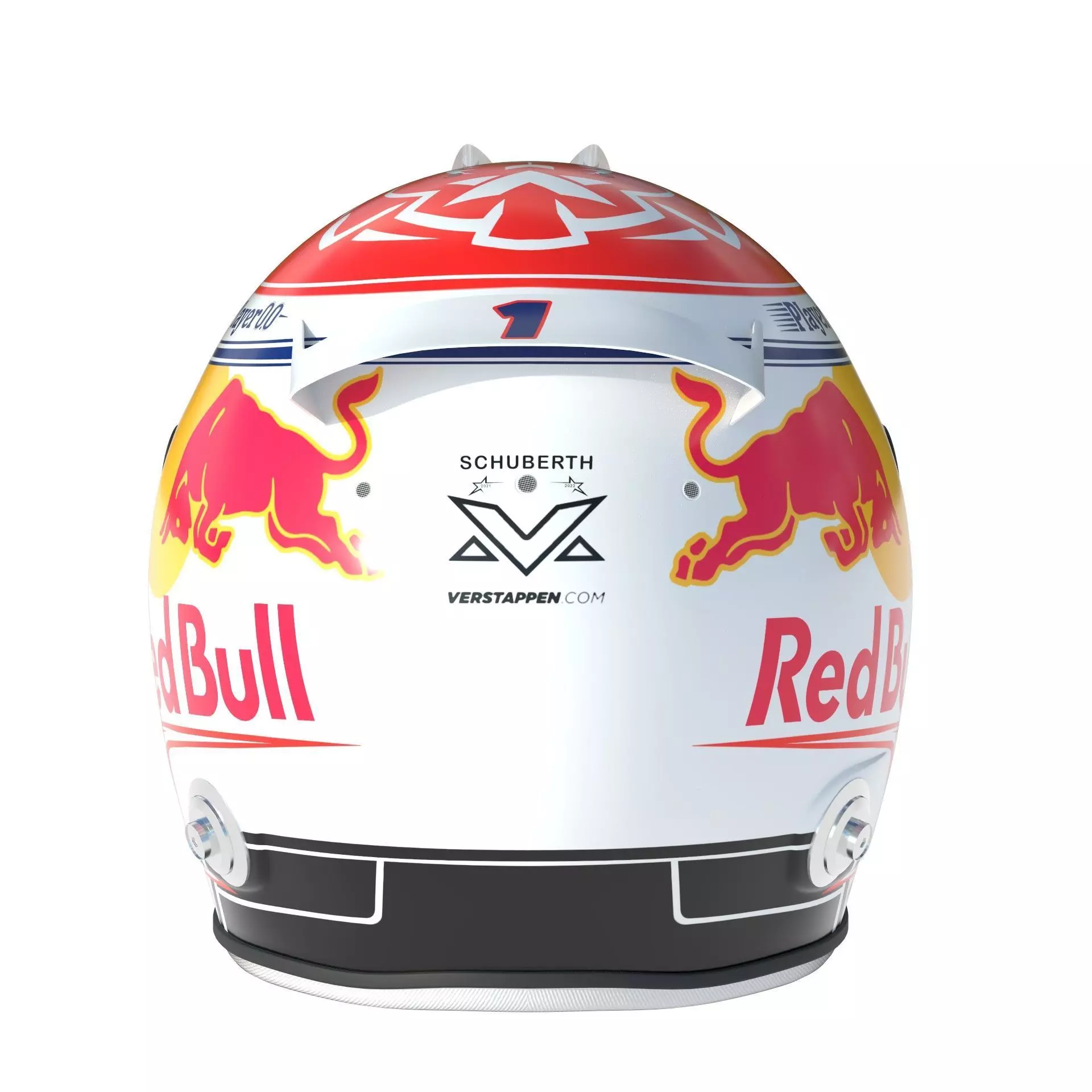 F1 Red Bull Helmets 2023 3D model_23