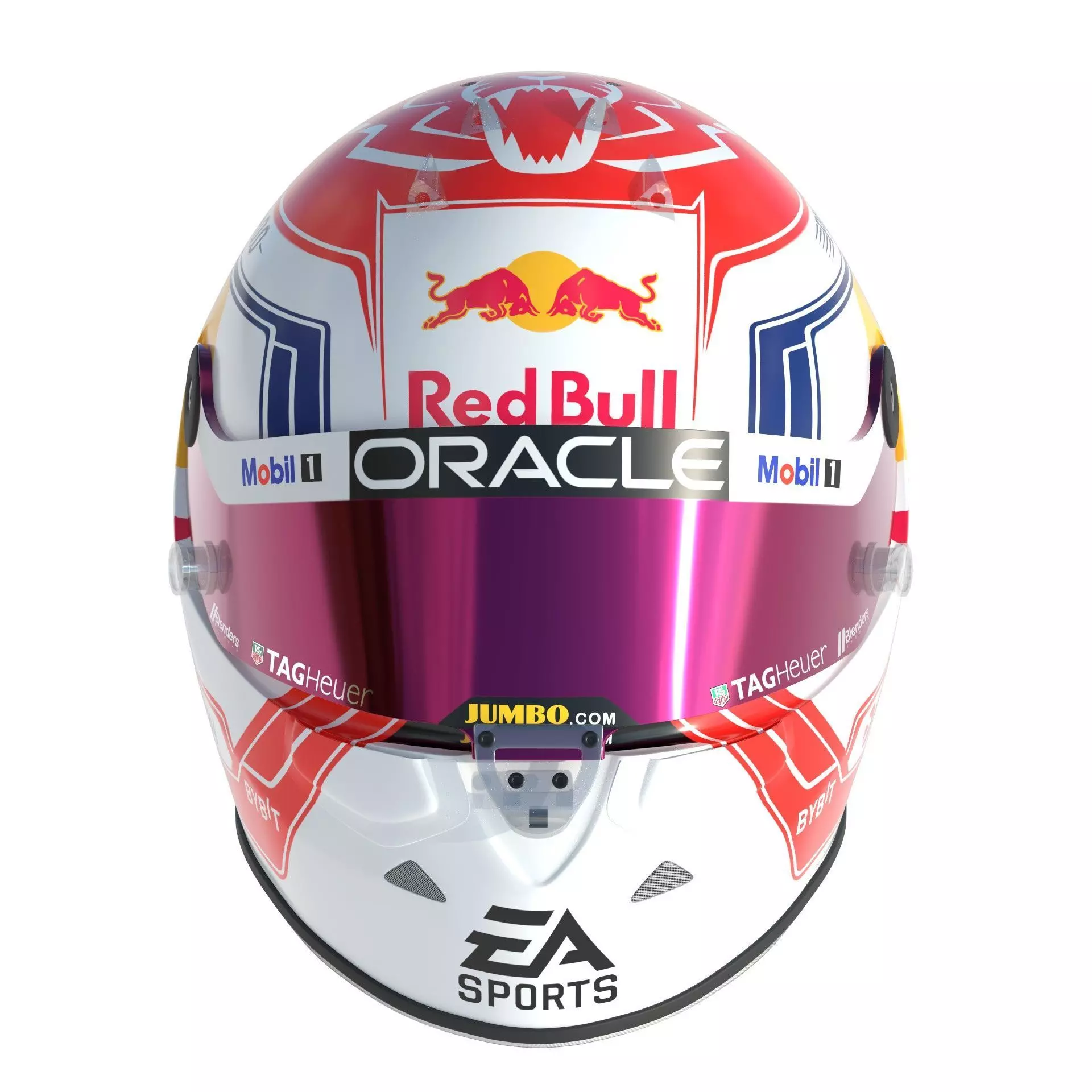 F1 Red Bull Helmets 2023 3D model_19