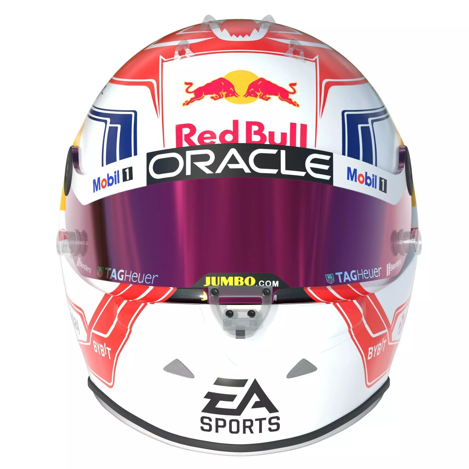 F1 Red Bull Helmets 2023 3D model_27