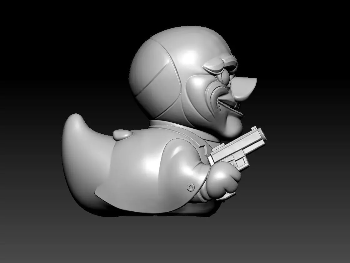 Rubber Duck - Dallas mask - Payday - 3d print 3D print model_2