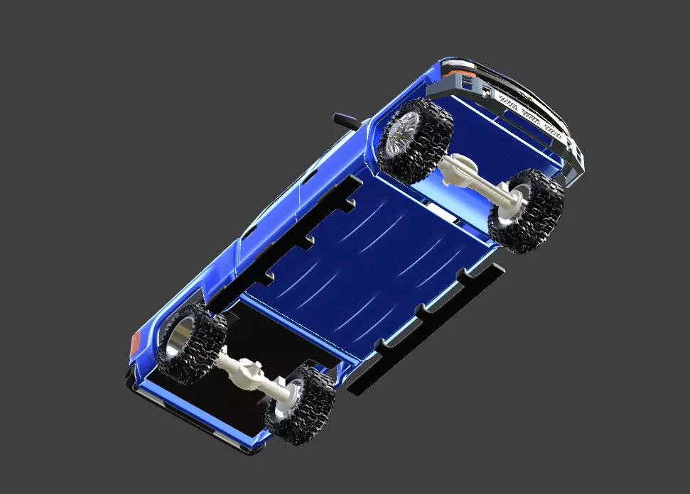 2018 CHEVY SILVERADO TRUCK 3D print model_3