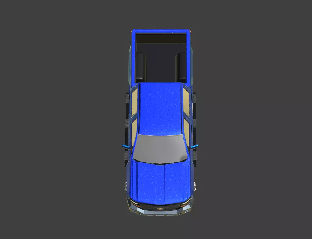 2018 CHEVY SILVERADO TRUCK 3D print model_2