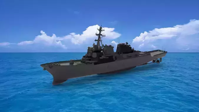 US NAVY destroyer 
