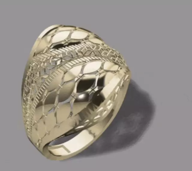 Gold ring  3D model_0