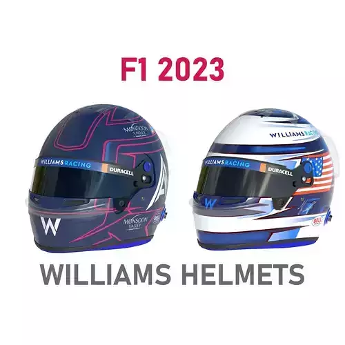 F1 Williams Helmets 2023