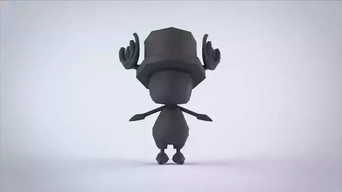 base model chooper Free low-poly 3D model