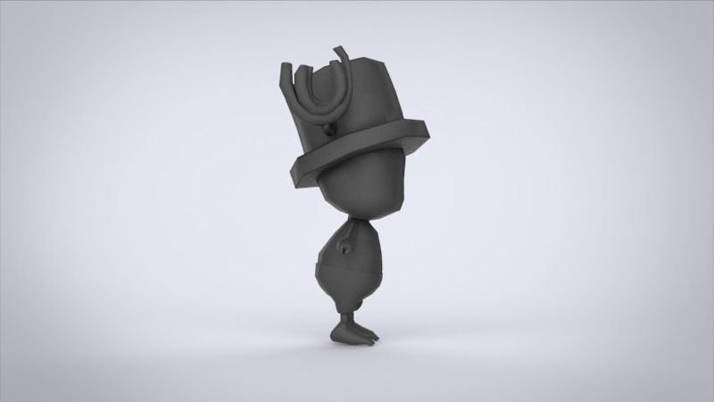 base model chooper Free low-poly 3D model_2