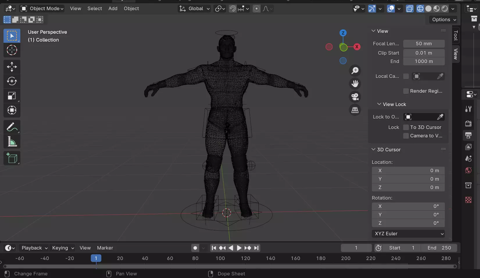 Randy Orton Parody Low-poly 3D model_12