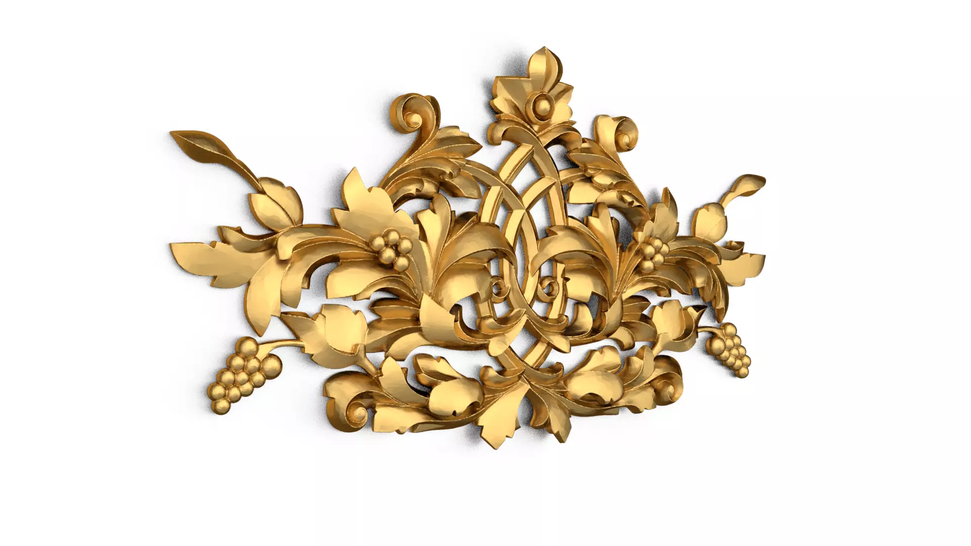 carved classic decorative ornament cnc 3d printing stl 39 3D model_4