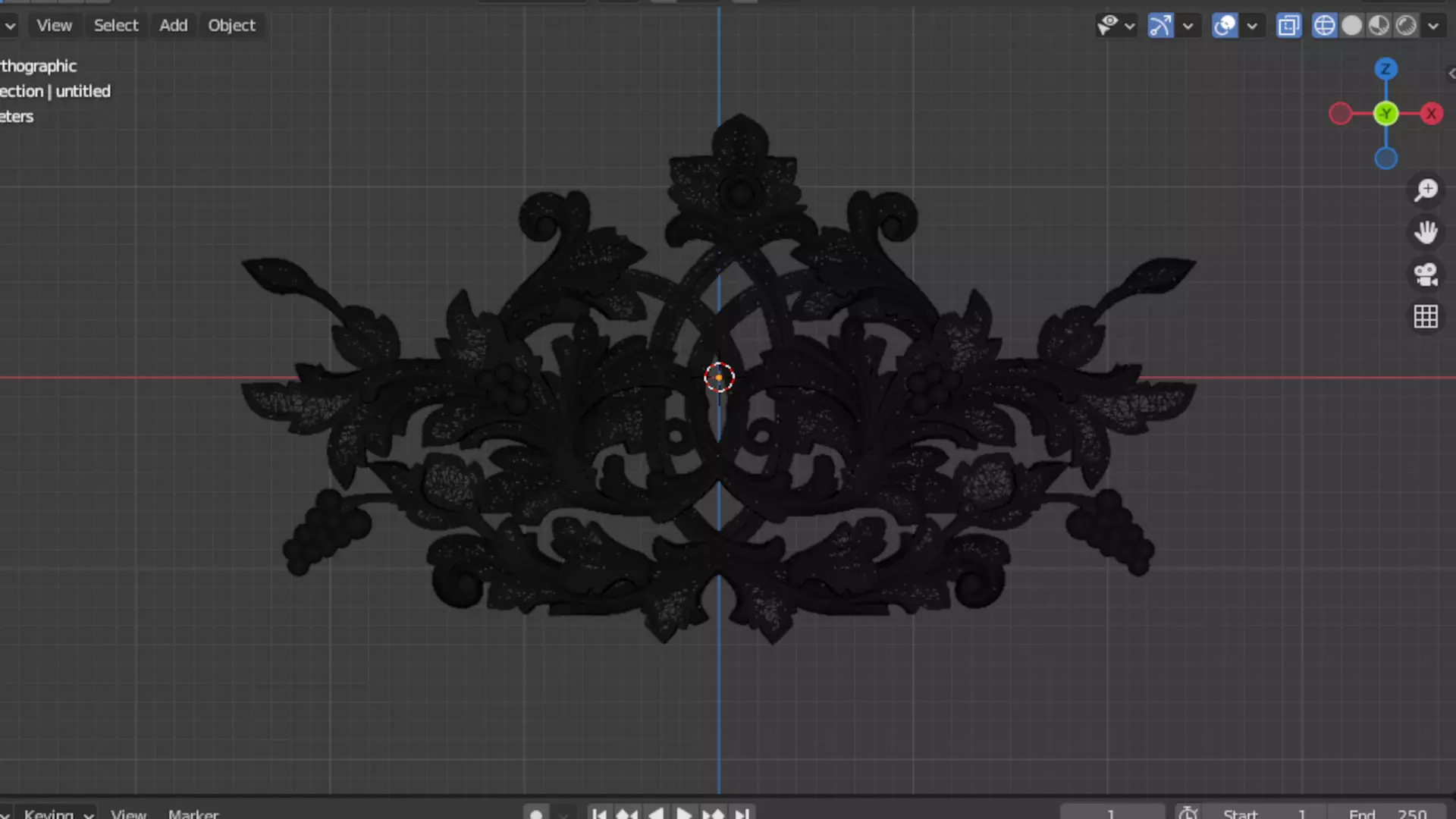 carved classic decorative ornament cnc 3d printing stl 39 3D model_6