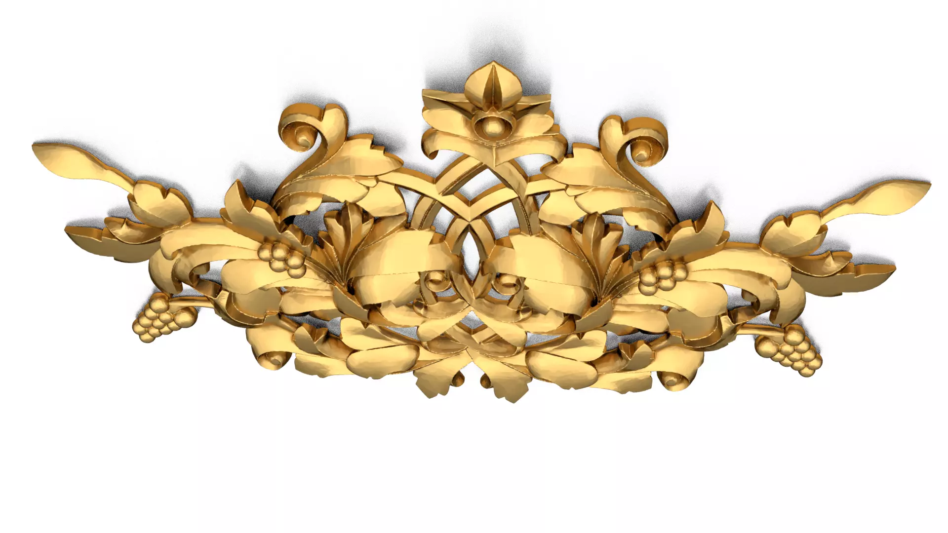 carved classic decorative ornament cnc 3d printing stl 39 3D model_2