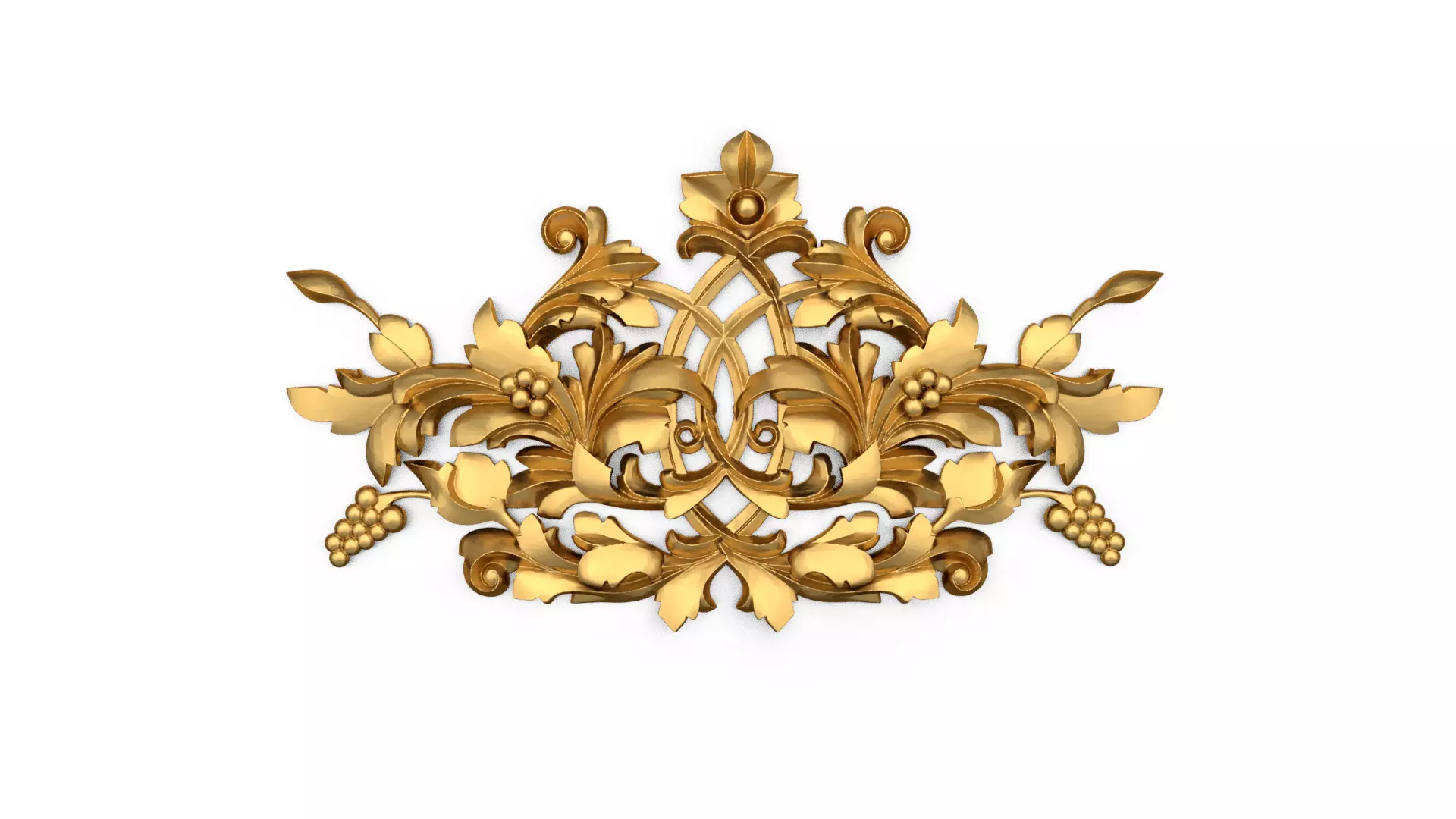 carved classic decorative ornament cnc 3d printing stl 39 3D model_0