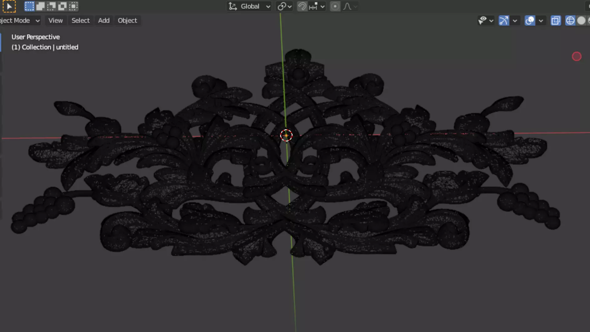 carved classic decorative ornament cnc 3d printing stl 39 3D model_7