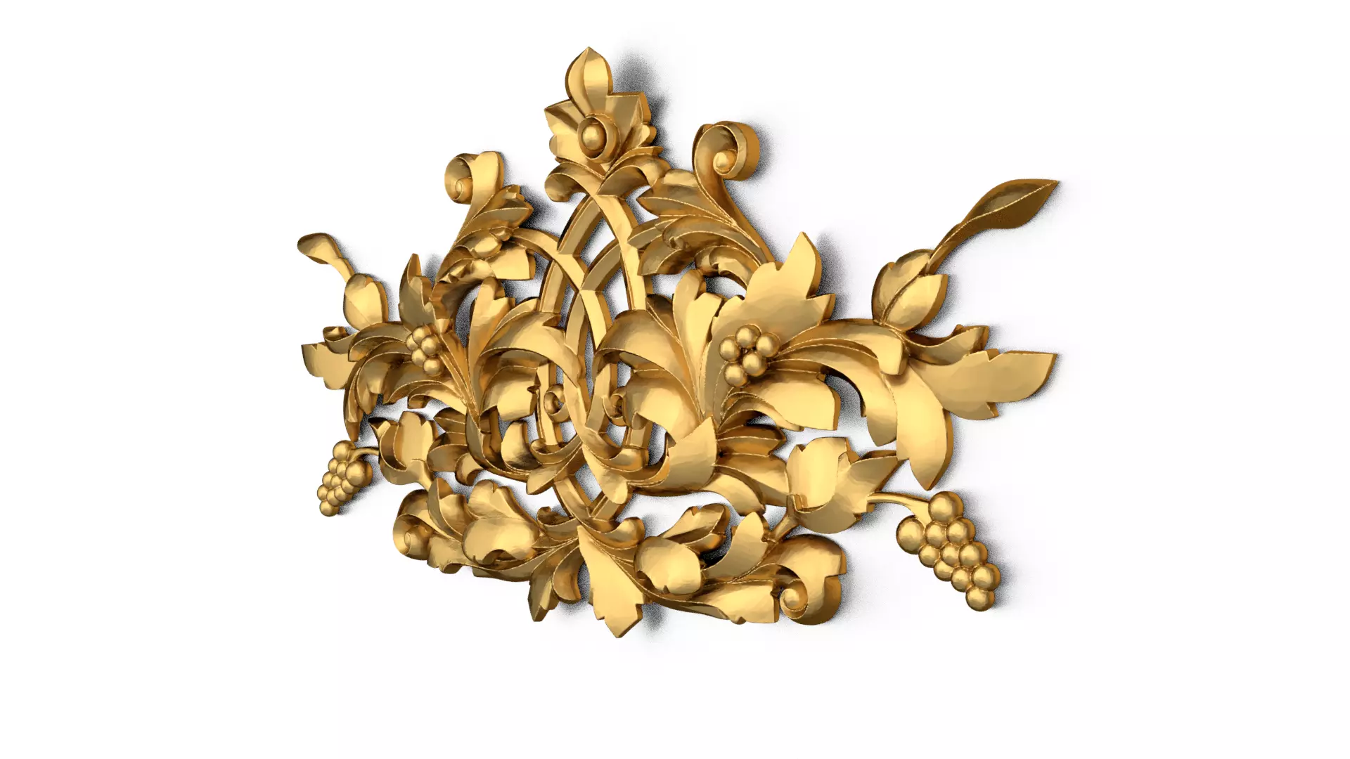 carved classic decorative ornament cnc 3d printing stl 39 3D model_3