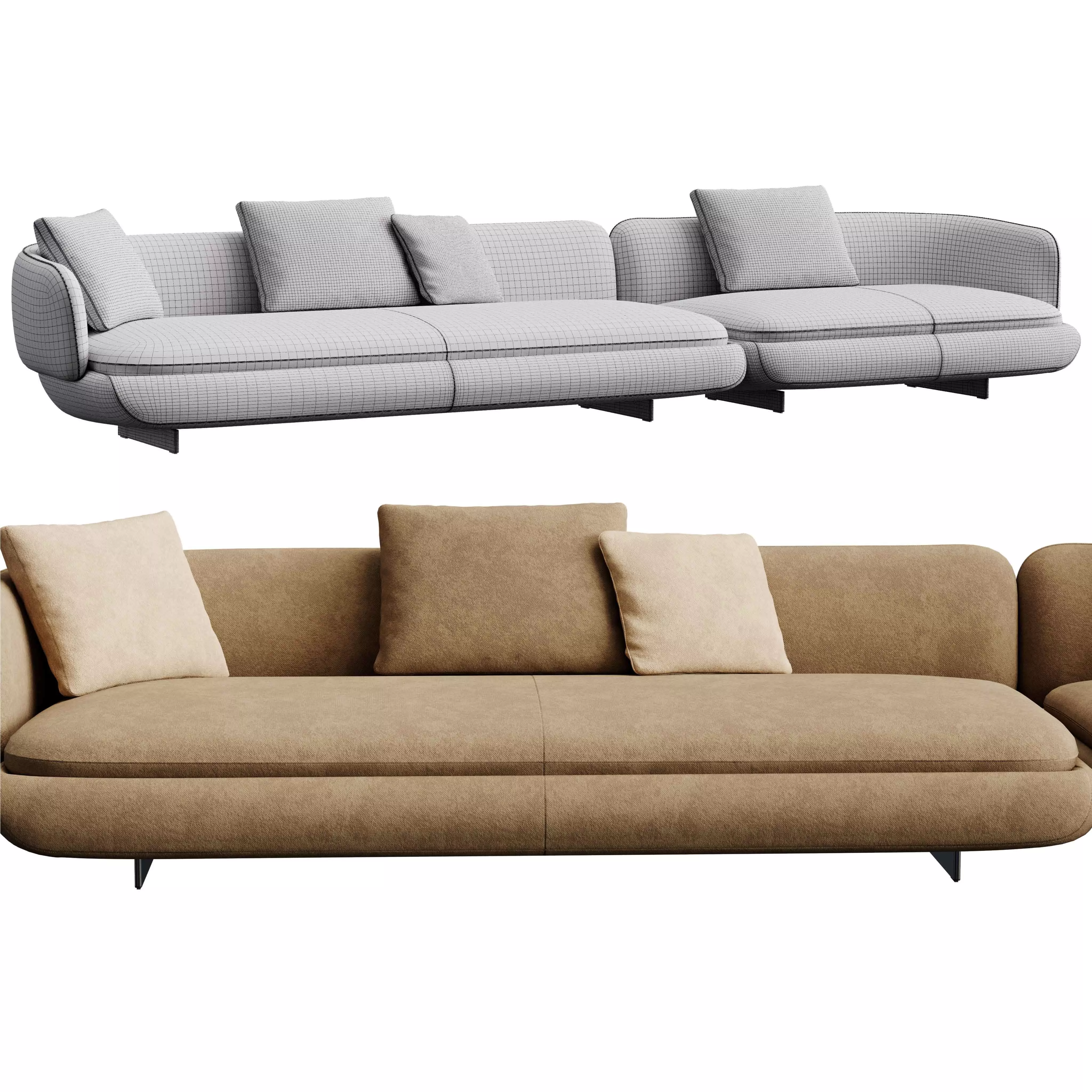 Vivienne Sofa  3D model_3