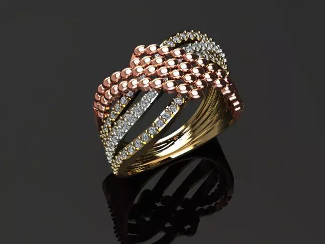 New Rings With Stone-Check Description 3D print model_28