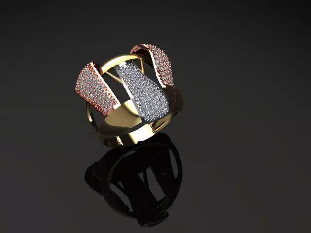 New Rings With Stone-Check Description 3D print model_14