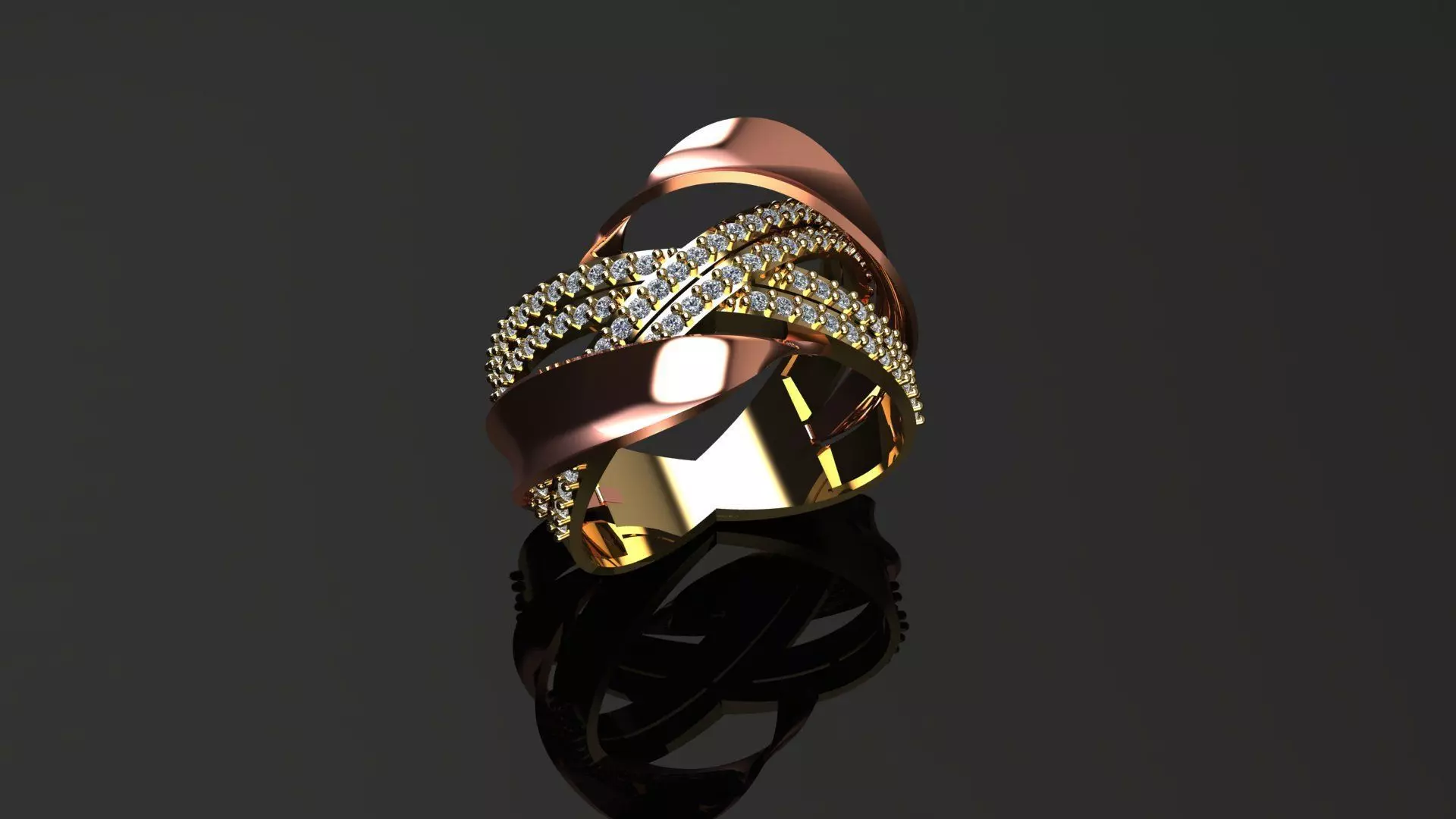 New Rings With Stone-Check Description 3D print model_44
