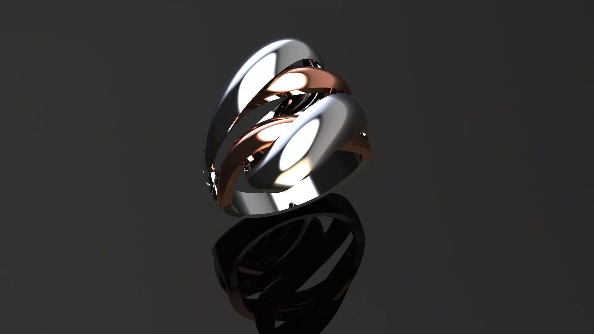 New Rings With Stone-Check Description 3D print model_43