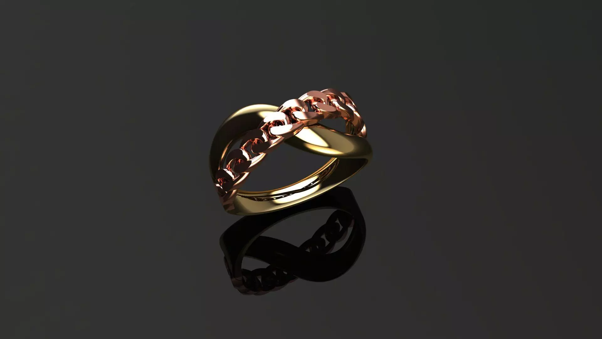 New Rings With Stone-Check Description 3D print model_3
