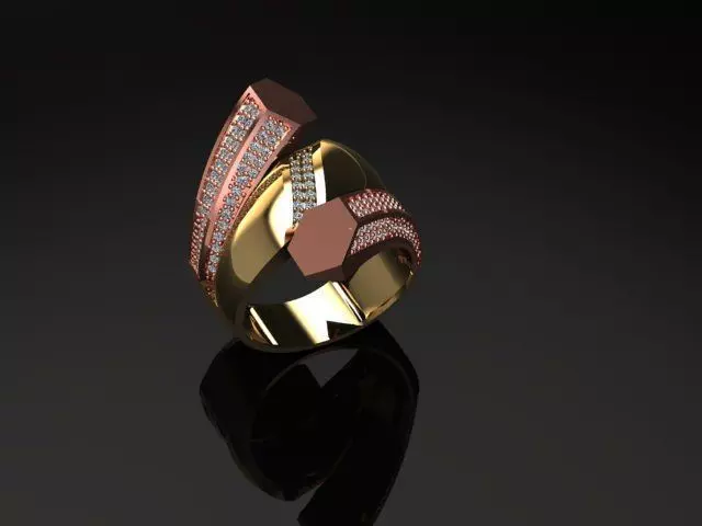 New Rings With Stone-Check Description 3D print model_12