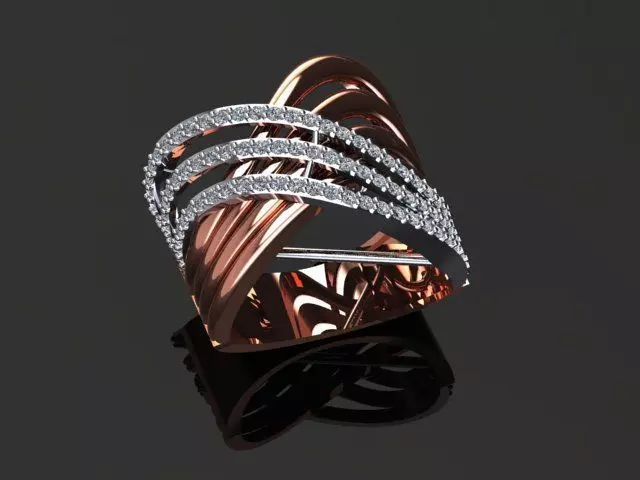 New Rings With Stone-Check Description 3D print model_16