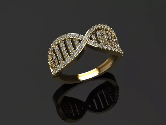 New Rings With Stone-Check Description 3D print model_21