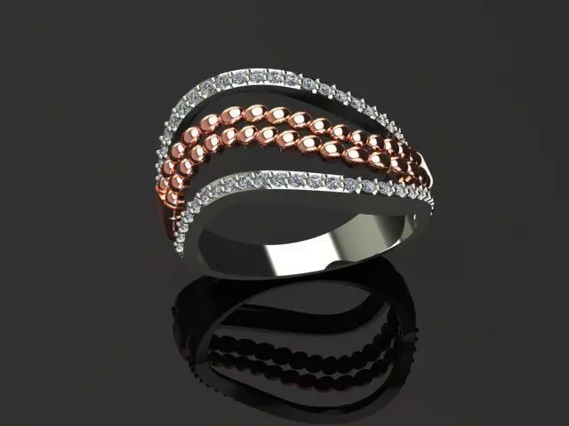 New Rings With Stone-Check Description 3D print model_31