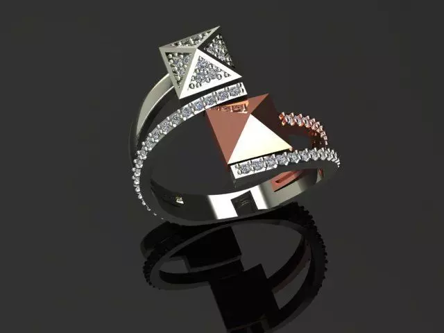 New Rings With Stone-Check Description 3D print model_32
