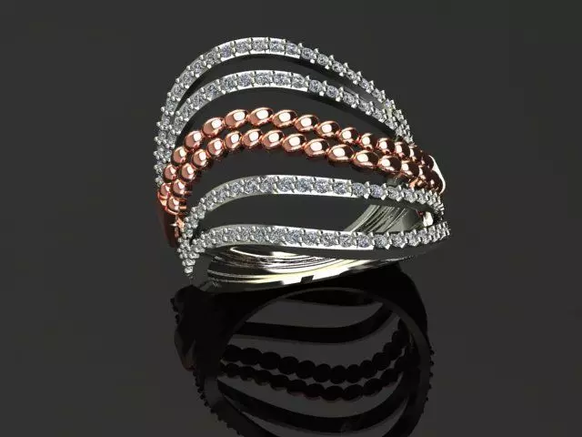 New Rings With Stone-Check Description 3D print model_30