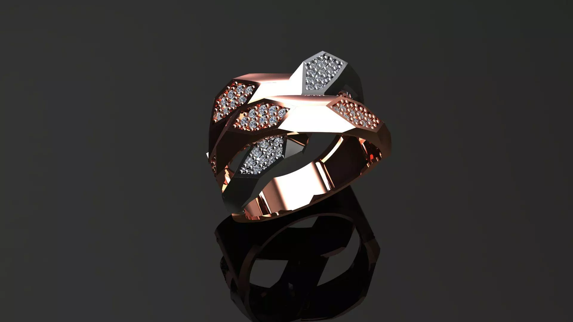 New Rings With Stone-Check Description 3D print model_0