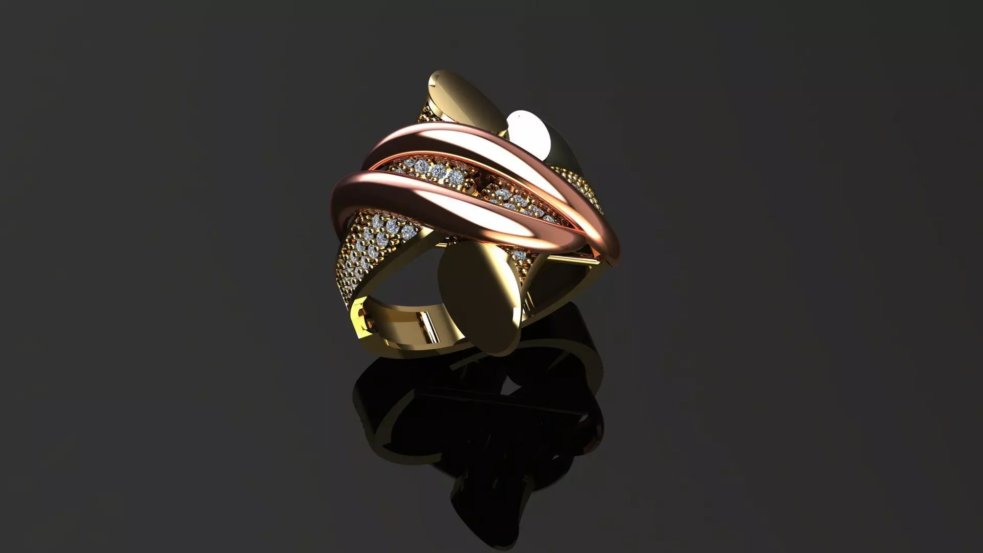 New Rings With Stone-Check Description 3D print model_6