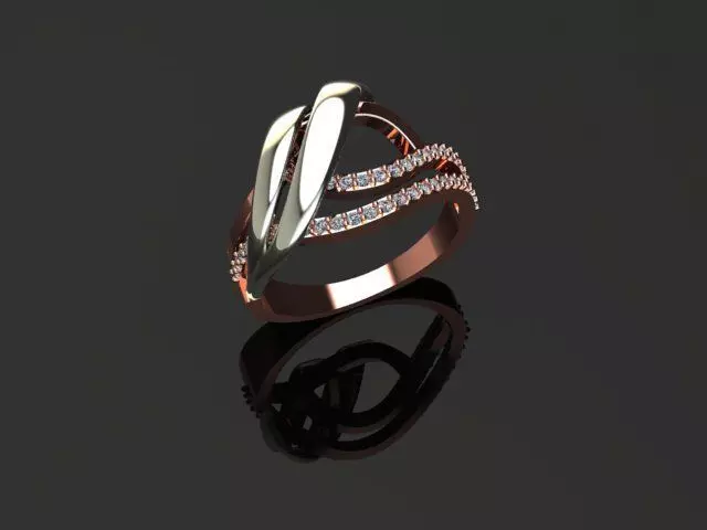 New Rings With Stone-Check Description 3D print model_40
