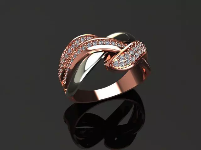 New Rings With Stone-Check Description 3D print model_37