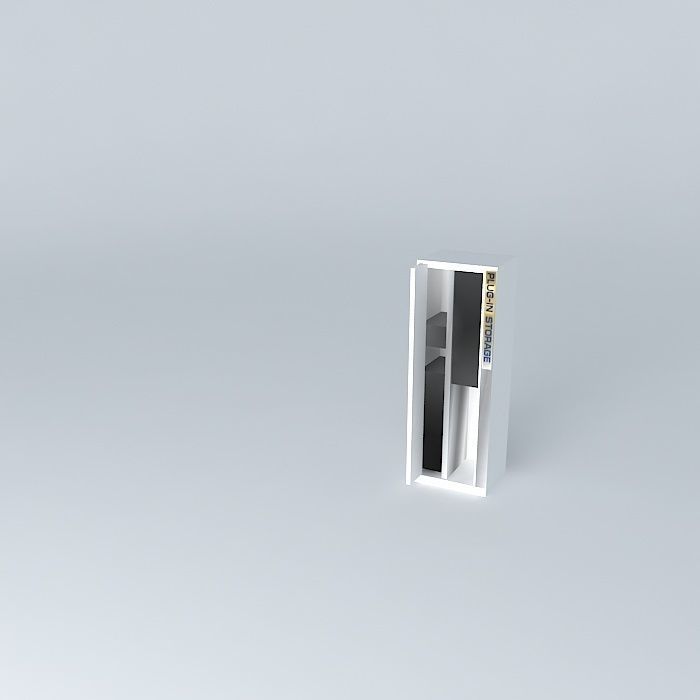 Plug-In Storage Enclosure Free 3D model_1