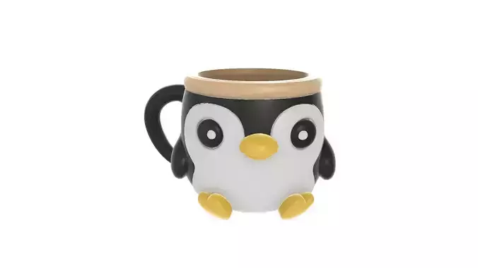 Cute Penguin Mug Adorable Coffee Cup