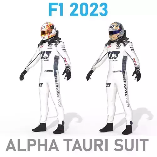 F1 Alpha Tauri Suit 2023