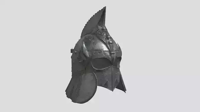 Iron Chestplate Armor Low-poly 3D model