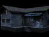 old abandoned video game ready house Low-poly 3D model_1