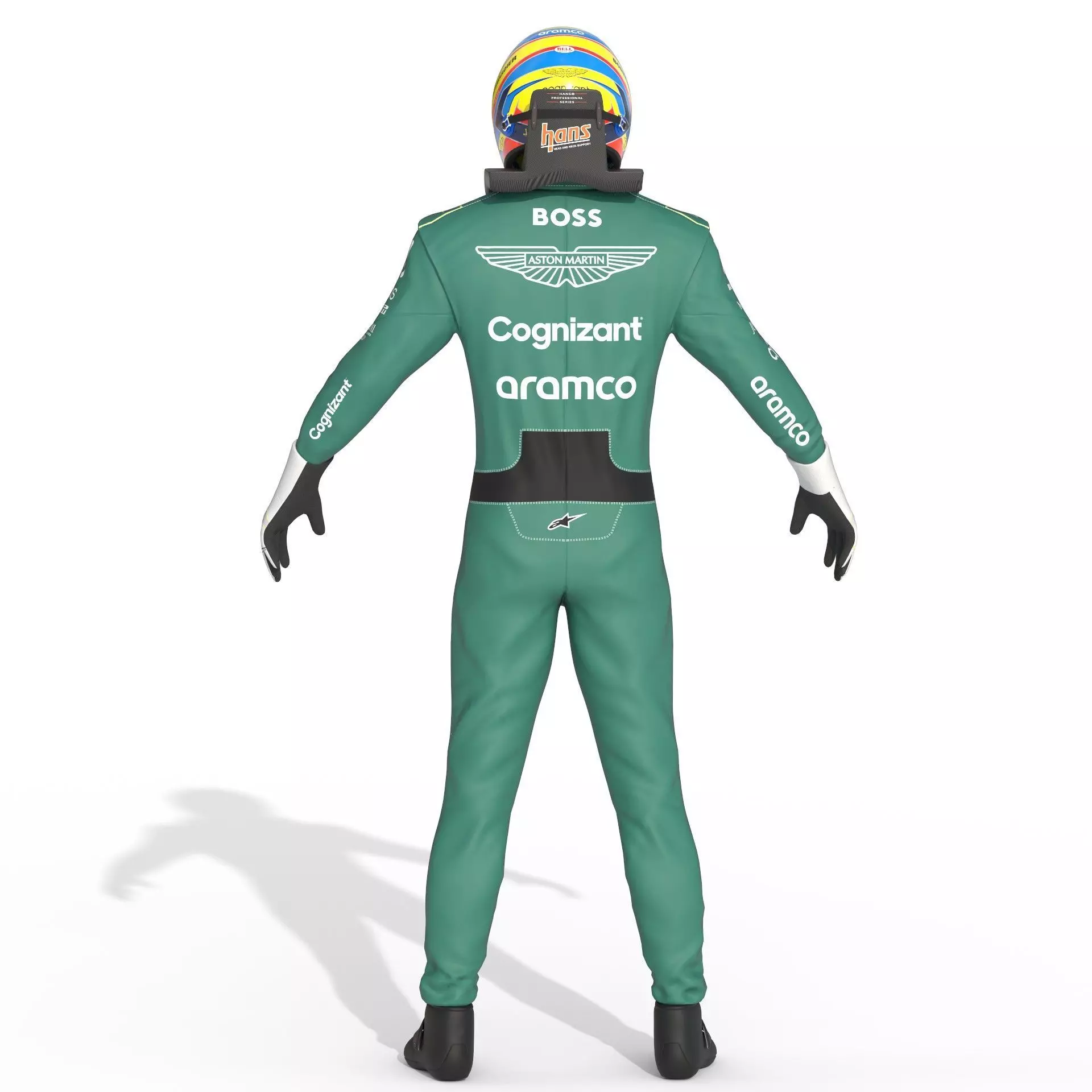 F1 Aston Martin Suit 2023 3D model_16