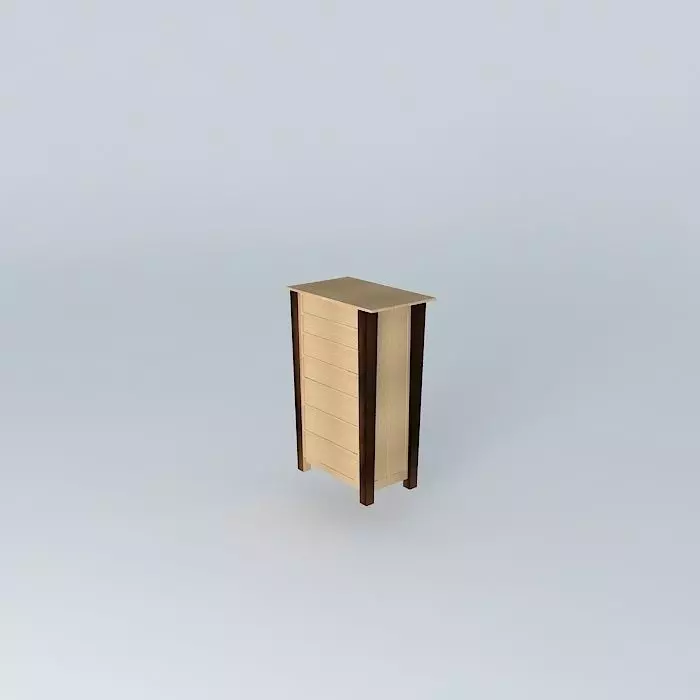 Chest of Drawers Free 3D model_0