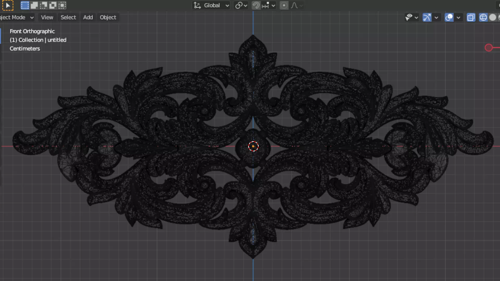 carved classic decorative ornament cnc 3d printing stl 40 3D model_5