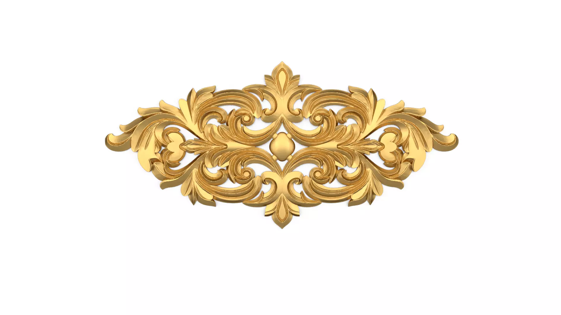 carved classic decorative ornament cnc 3d printing stl 40 3D model_0