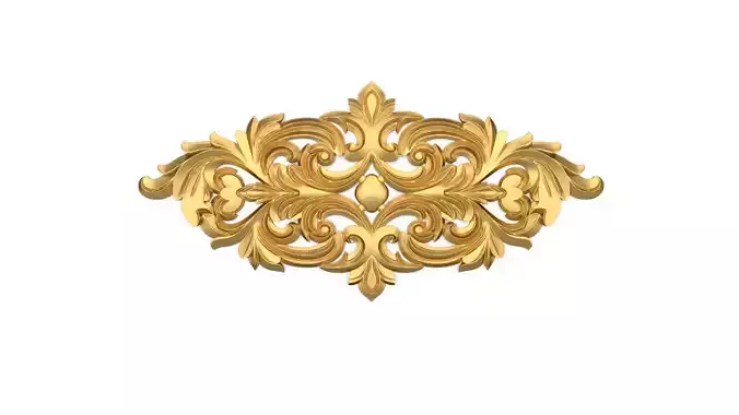 carved classic decorative ornament cnc 3d printing stl 40