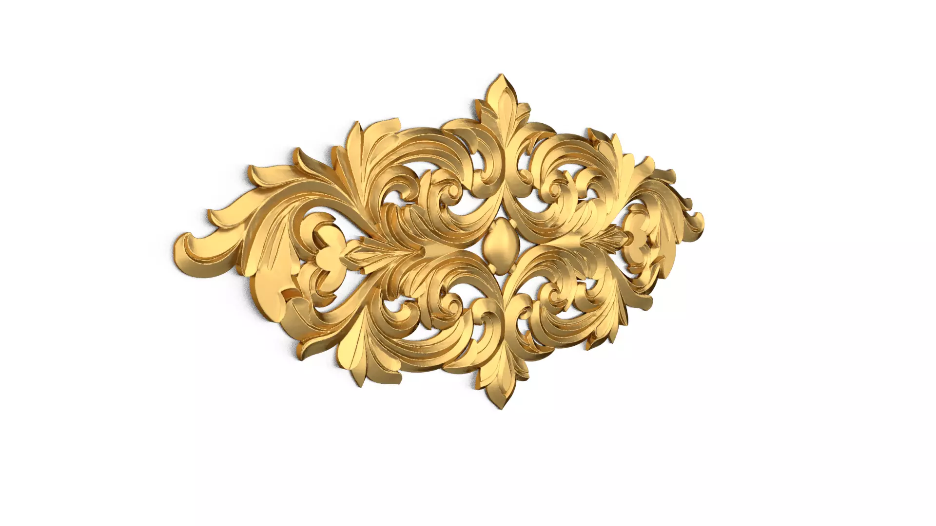 carved classic decorative ornament cnc 3d printing stl 40 3D model_3