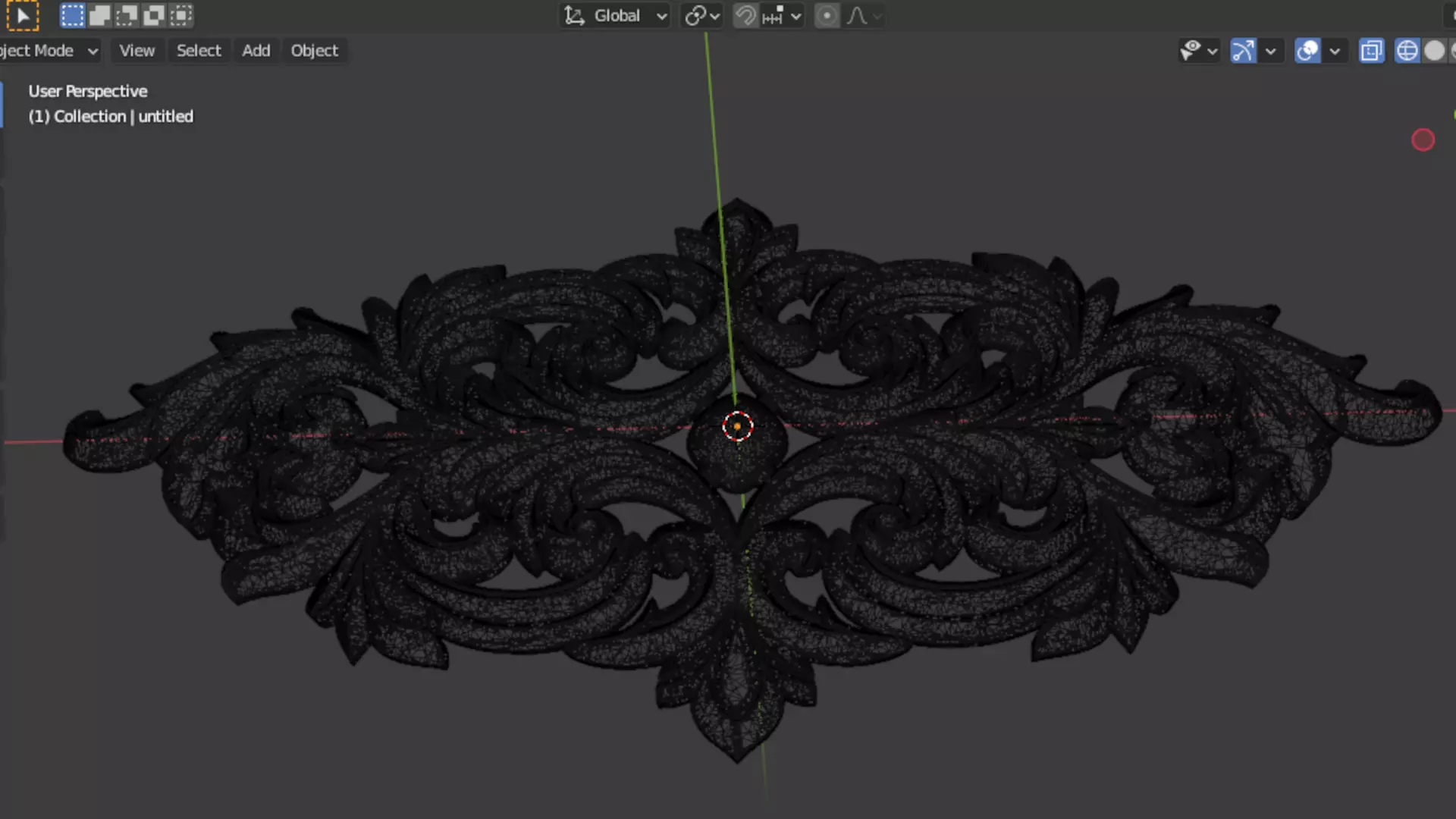 carved classic decorative ornament cnc 3d printing stl 40 3D model_6