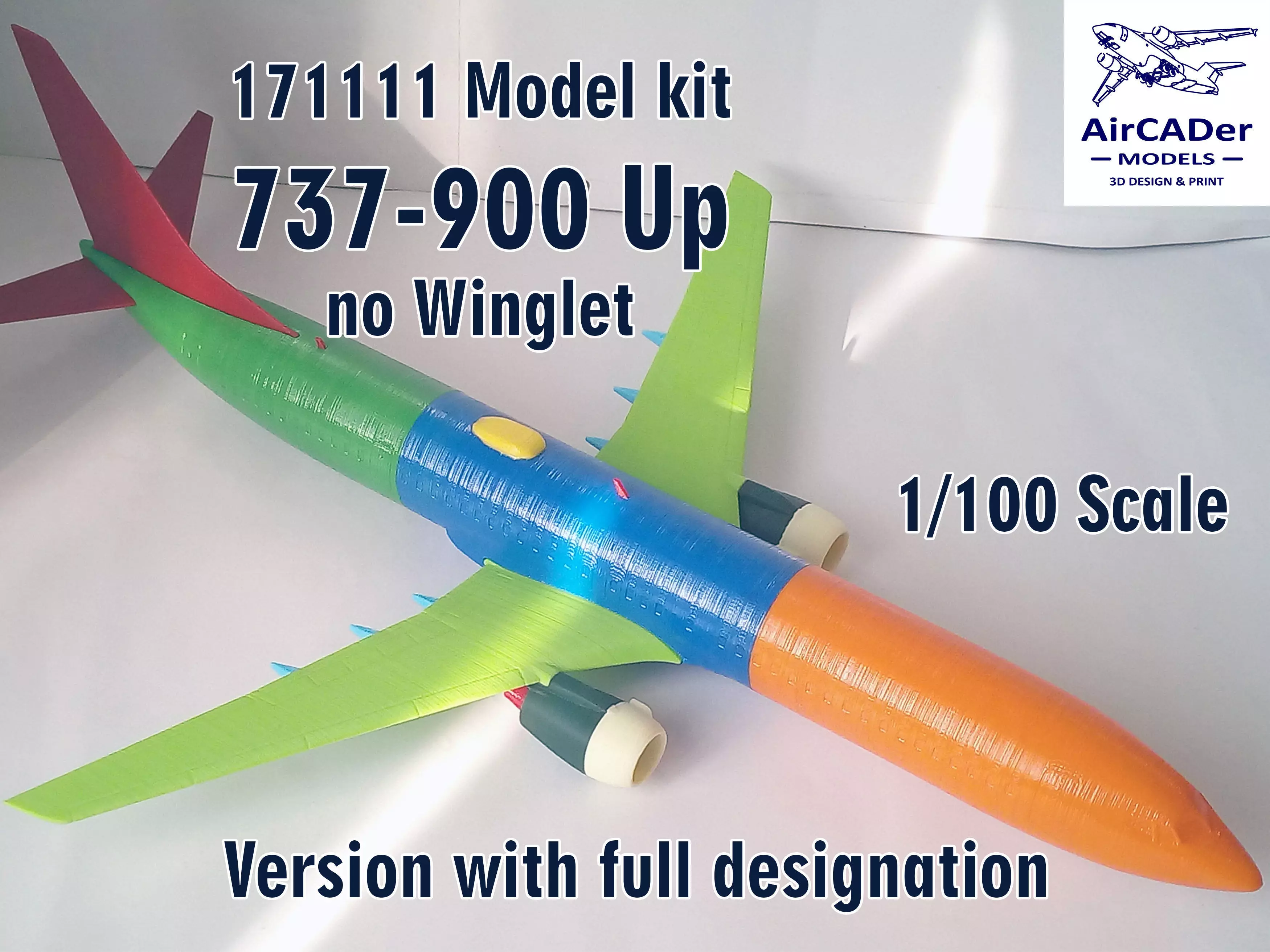 171111 Model kit Boeing 737-900 no Winglet Up 3D print model_0