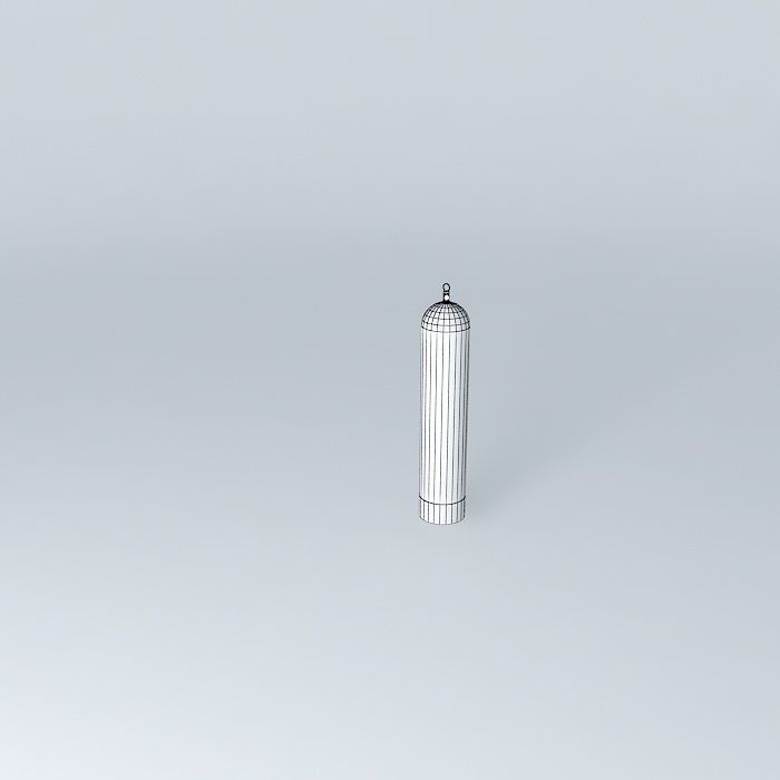 Gas Bottle Free 3D model_3