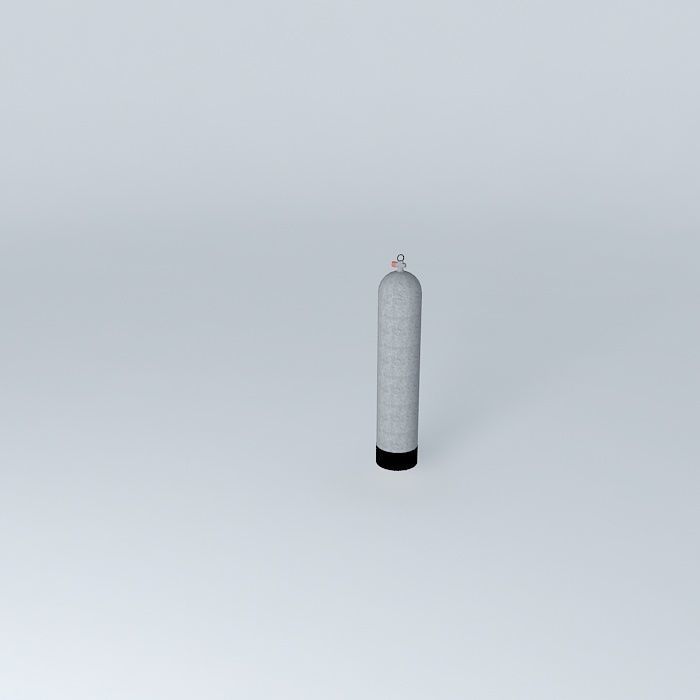 Gas Bottle Free 3D model_2
