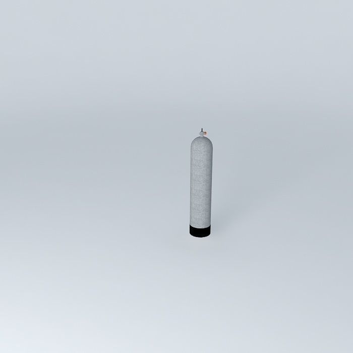 Gas Bottle Free 3D model_1